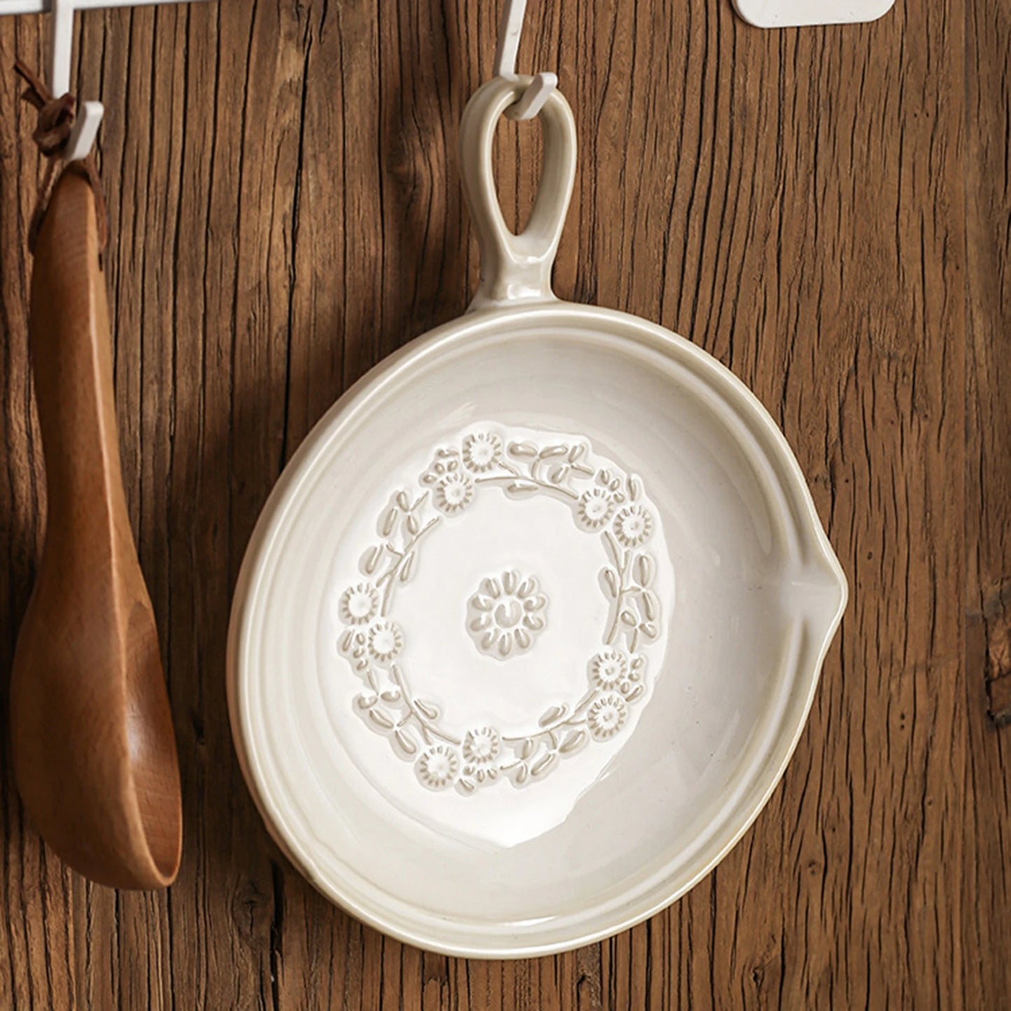 Ceramic Serving Plate with Handle