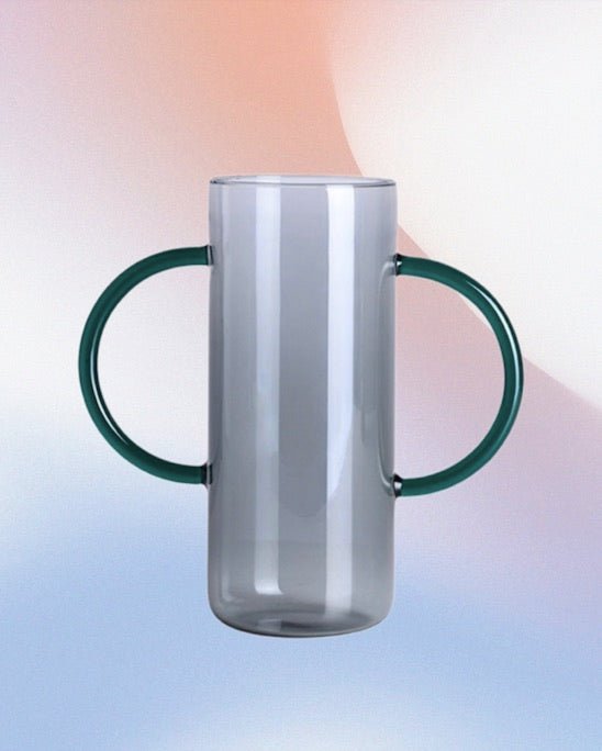 Two-handle Glass Vase