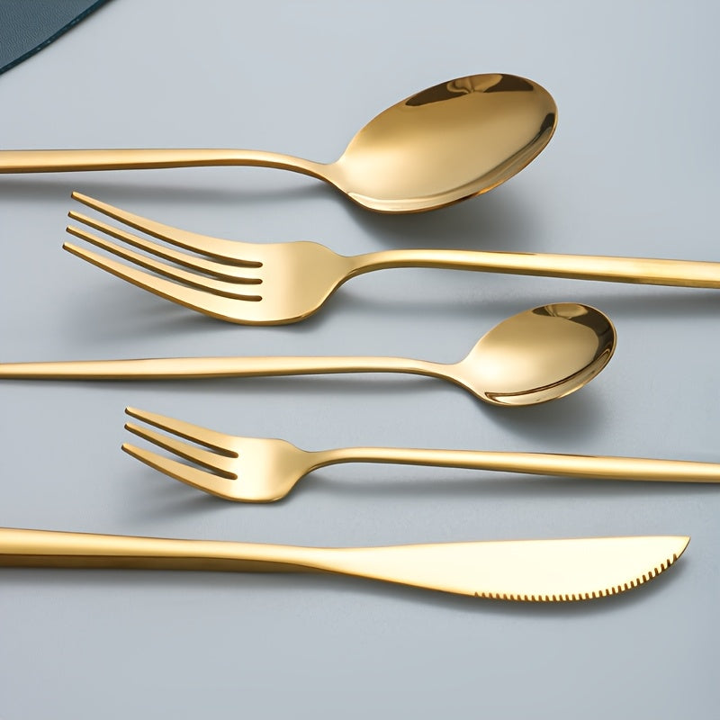 Gold Stainless Steel Cutlery Set