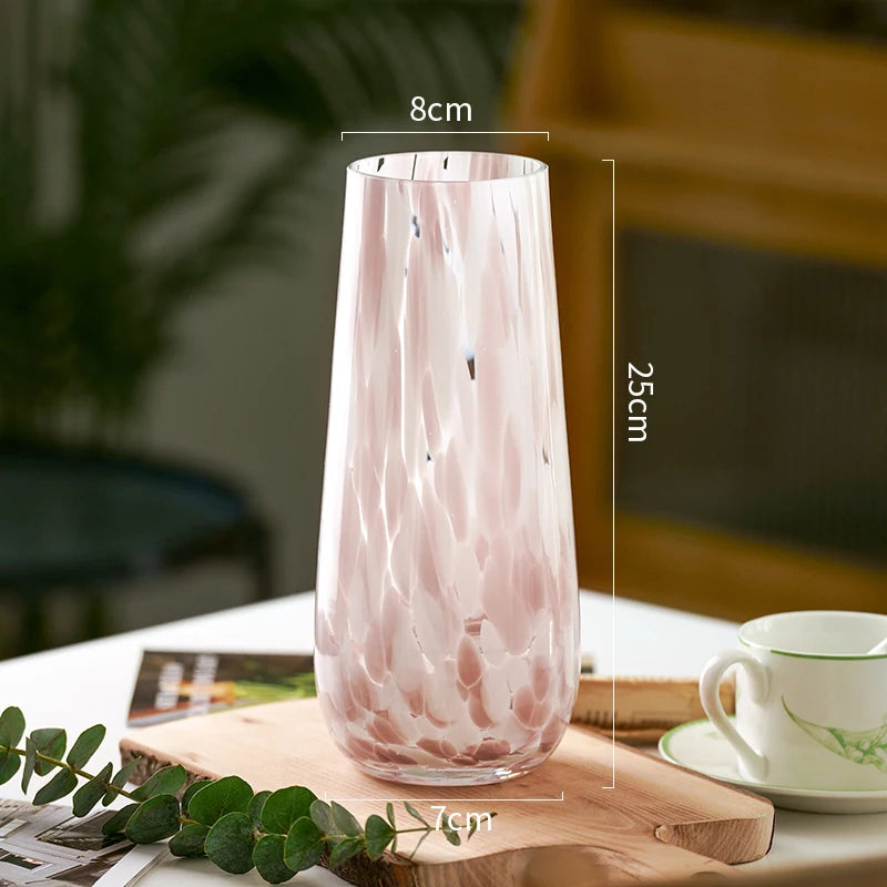 Glass Vase Pink
