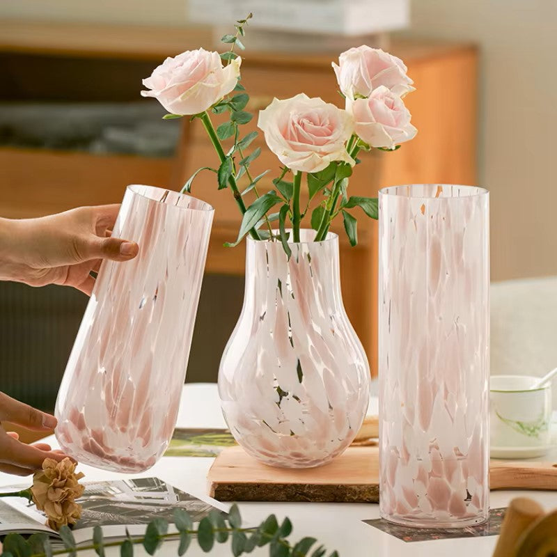 Glass Vase Pink