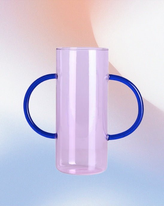 Two-handle Glass Vase