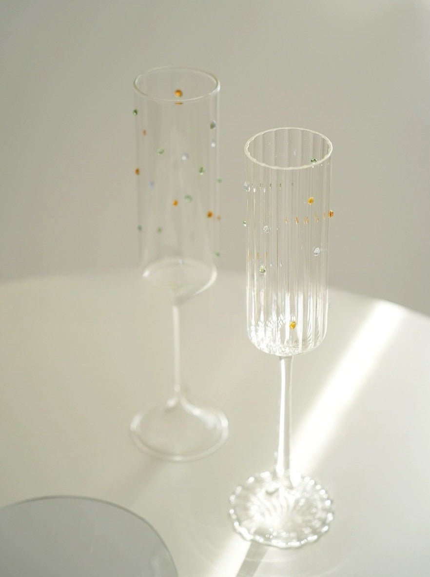 Sprinkles Champagne Glass Set