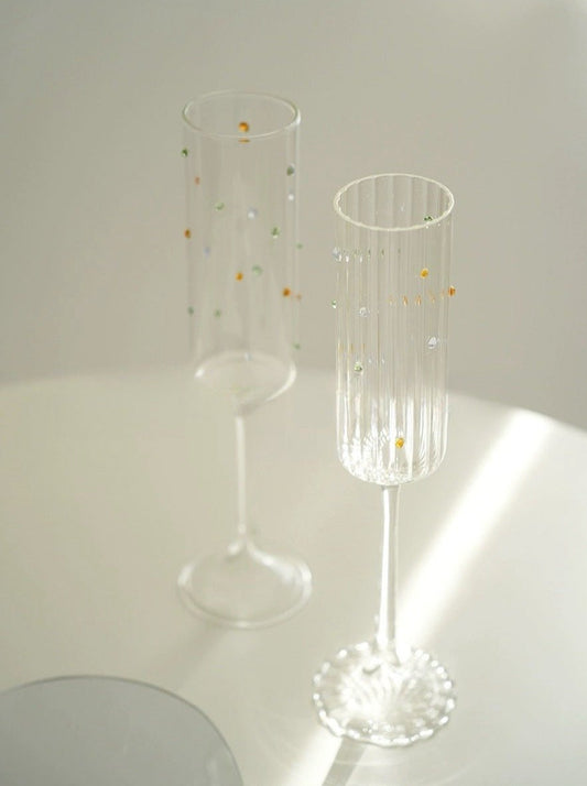Sprinkles Champagne Glass Set