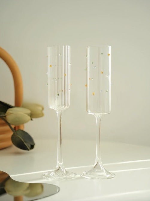 Sprinkles Champagne Glass Set