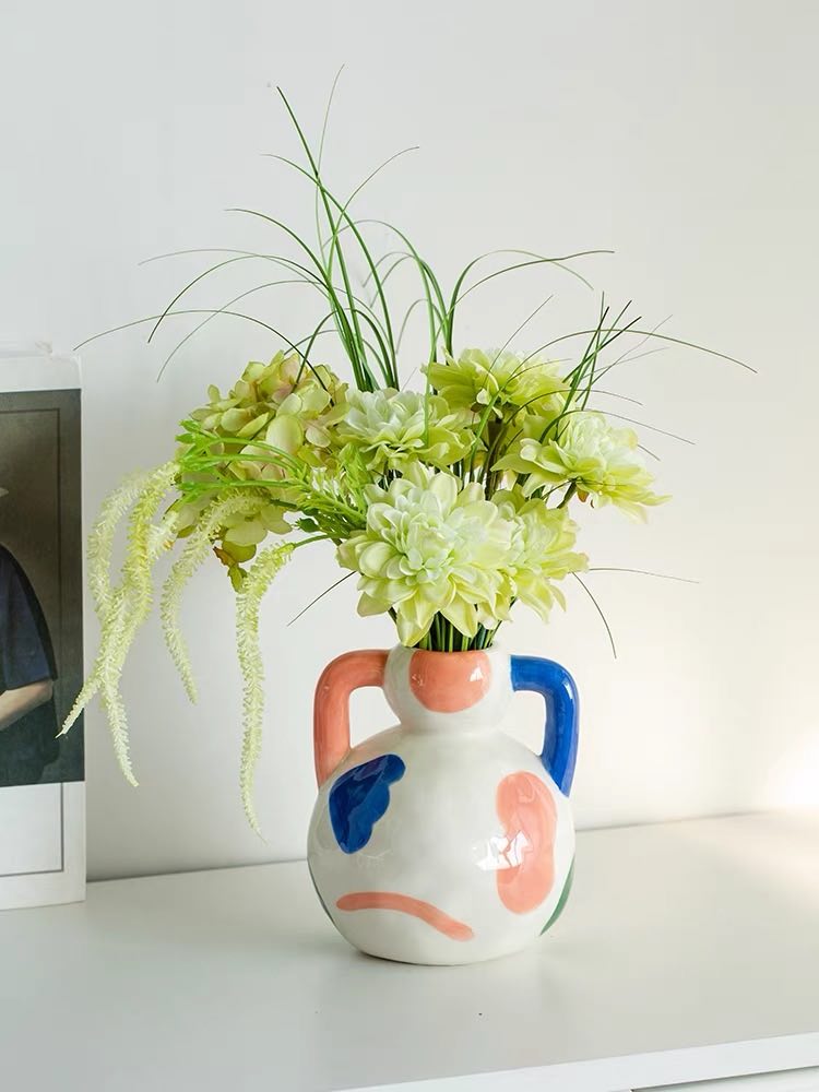 Handpainted Ceramic Vase