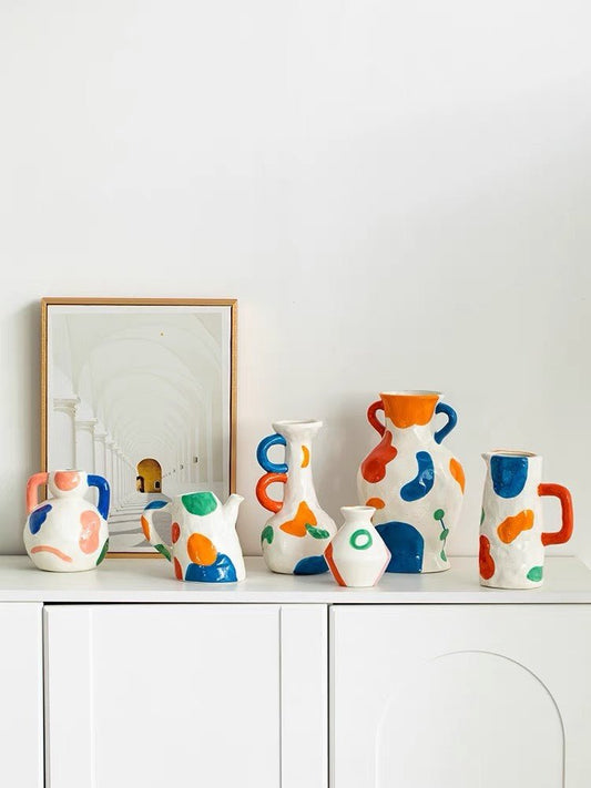 Handpainted Ceramic Vase