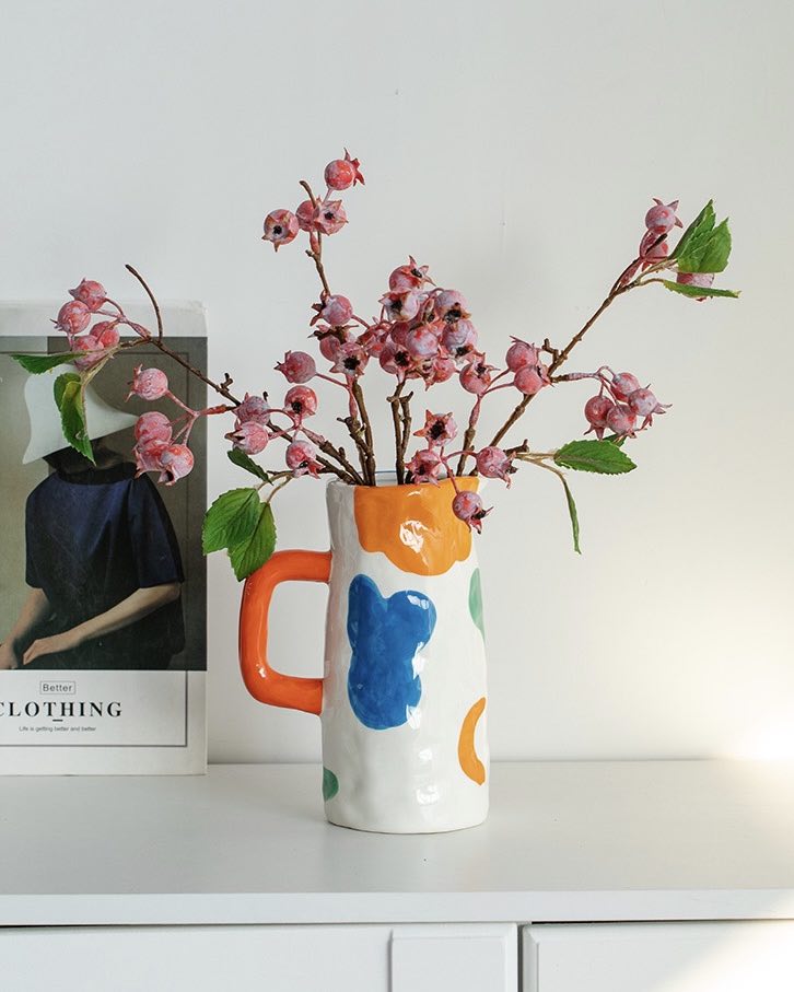 Handpainted Ceramic Vase